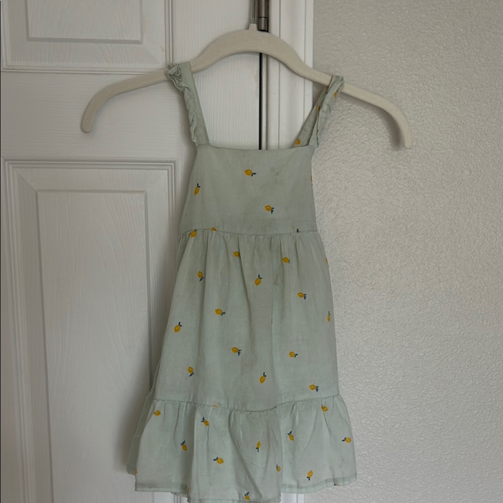 OshKosh B'gosh Light Green Dress with Yellow Accents